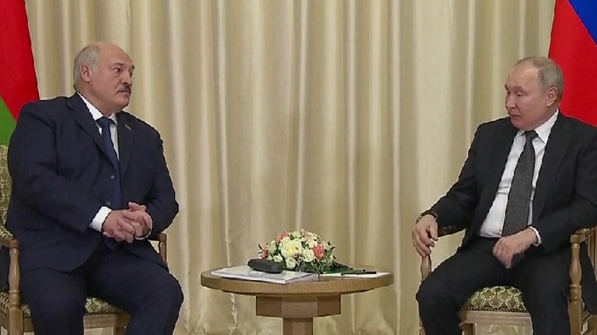 imagini intalnirea cruciala vladimir putin aleksandr lukasenko ucraina