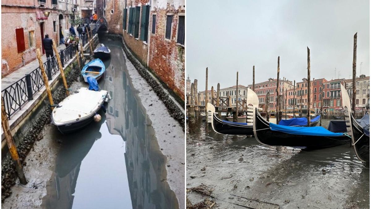 lo sono i taxi tra i canali di venezia