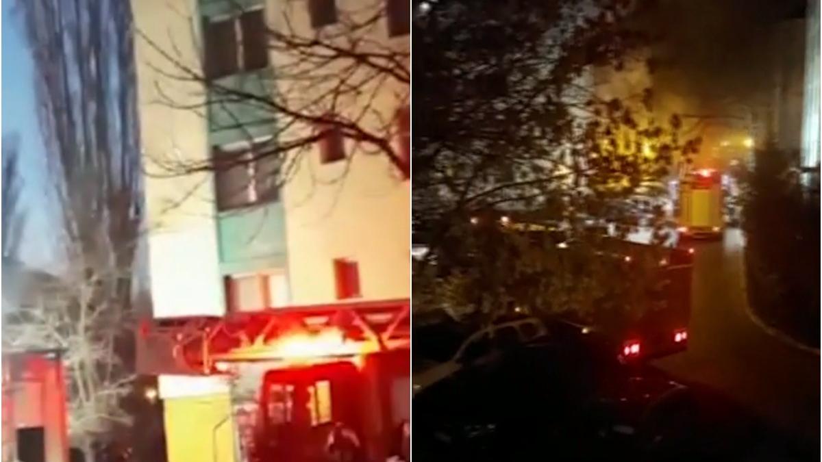 incendiu bloc nefamilisti craiova 60 persoane evacuate