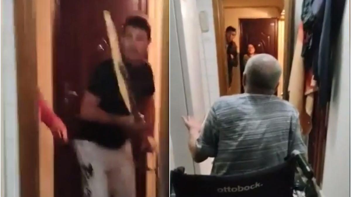 barbat dizabilitati baia mare atac apartament lopata