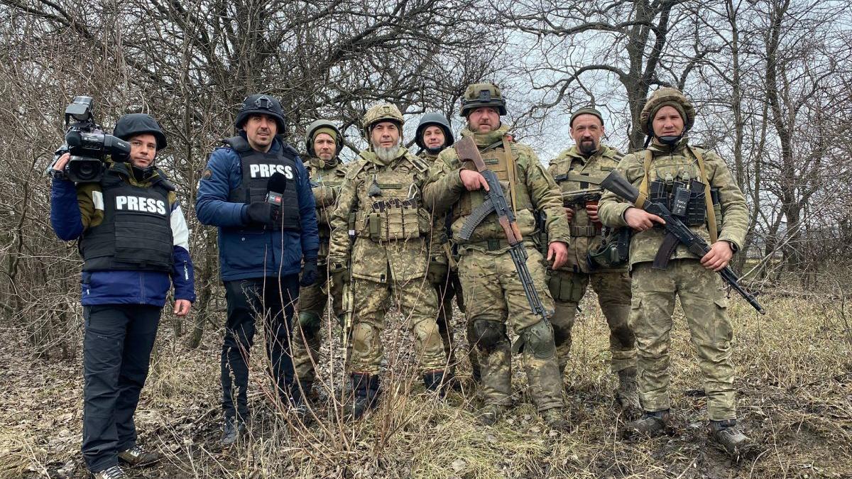 echipa antena 3 cnn imagini misiune front ucraina bombardamente