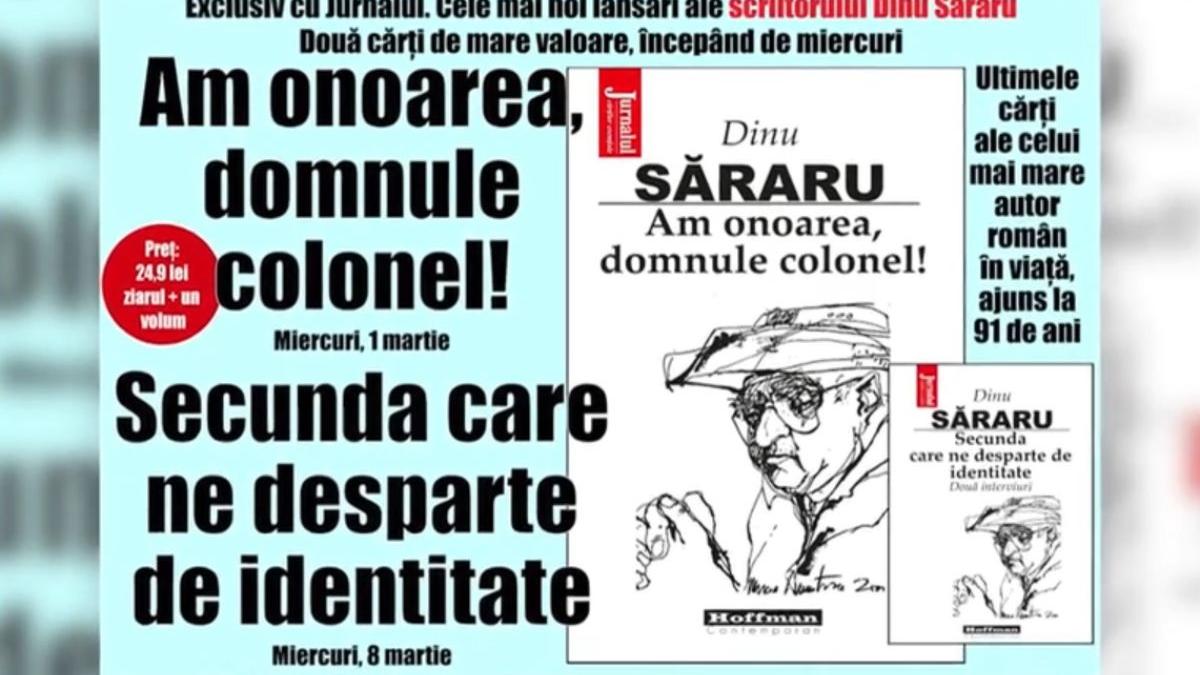 scriitor dinu sararu carte document jurnalul