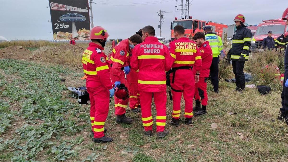 accident rupea brasov dn13 victime copil elicopter smurd