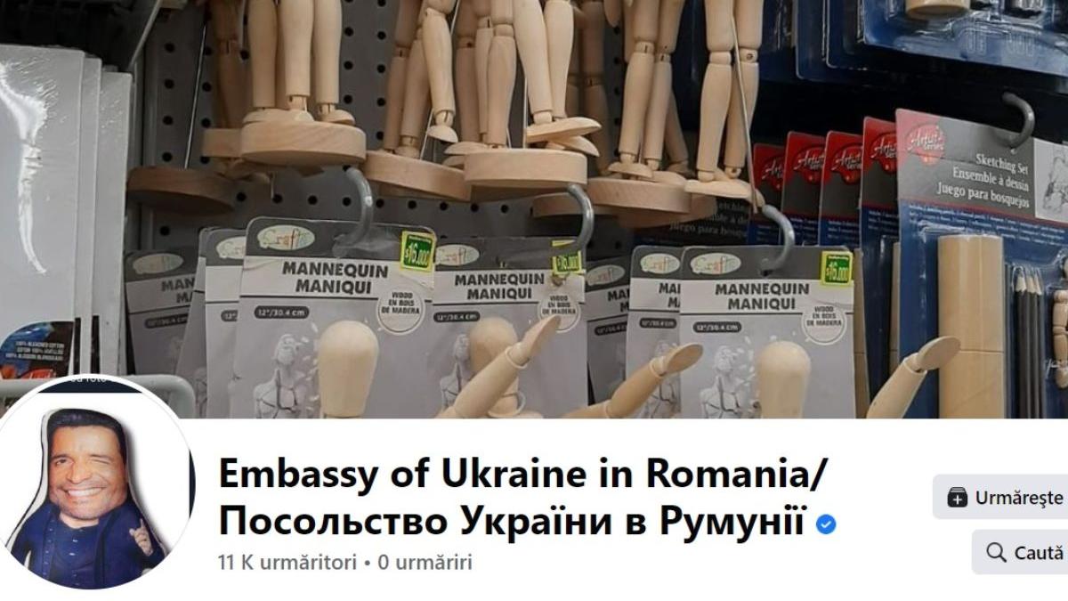 pagina facebook ambasada ucraina bucuresti sparta atac cibernetic