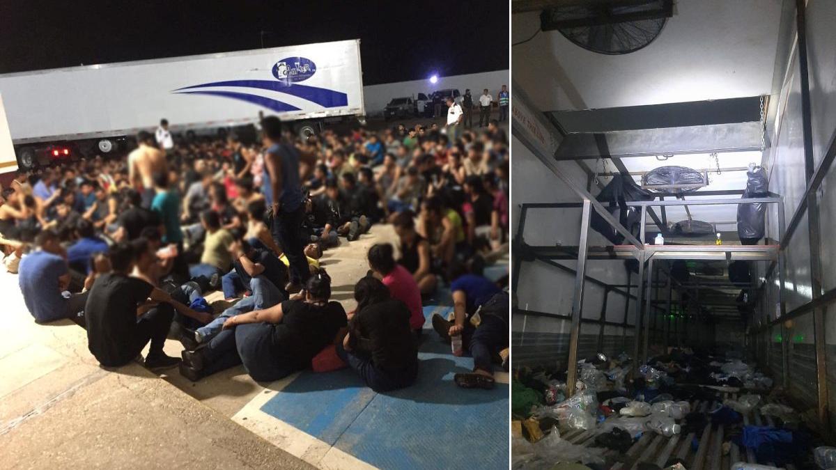 migranti copii remorca tir abandonata de sofer autoritati mexicane