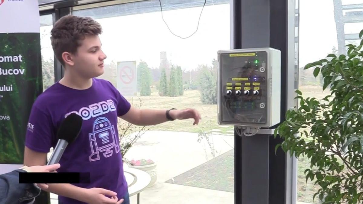 sistem irigatii inteligent creat elevi