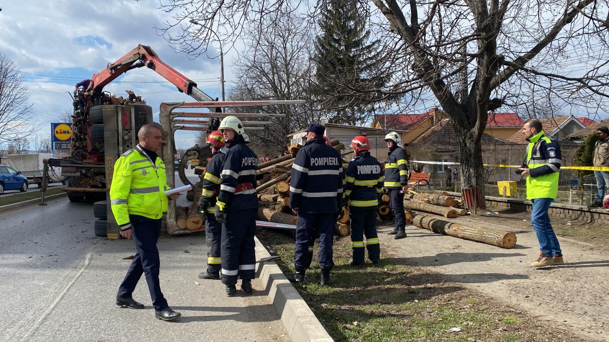 accident busteni remorca iasi