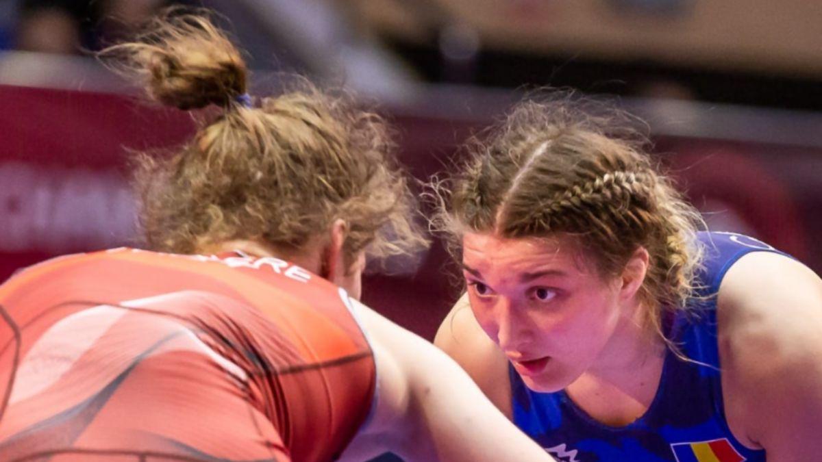 amina capezan medalie aur campionatele europene de lupte u23