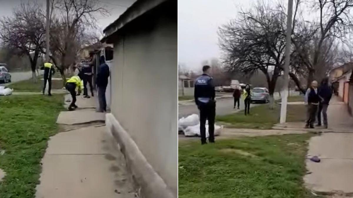 barbat braila batut trei politisti pierdut spital