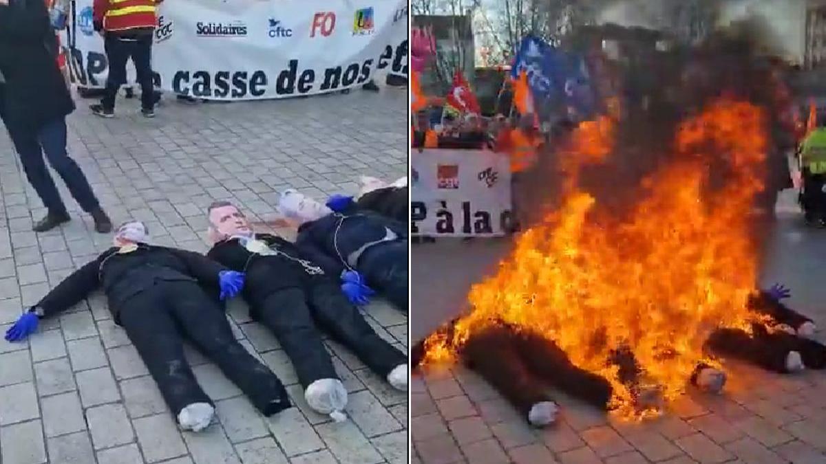 franta haos emmanuel macron carpa incendiat dijon gara bordeaux ocupata motiune de cenzura