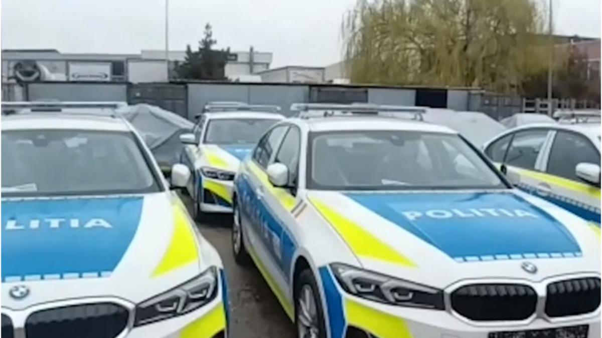 primele imagini cu bmw urile pentru politia romana cumparate cu scandal