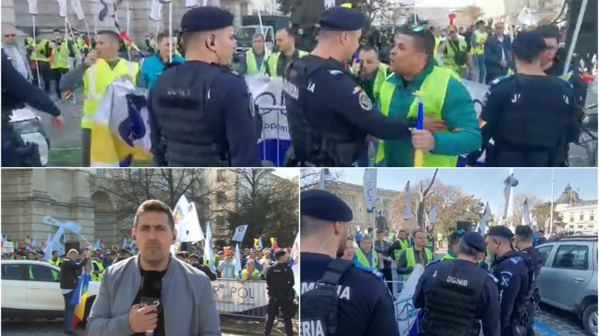 angajati mai politisti protest guvern