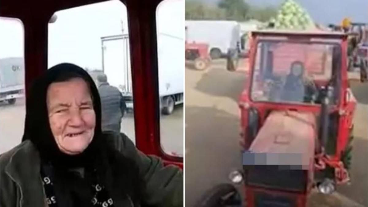 tanti mita batrana conduce tractor varza 76 ani dambovita