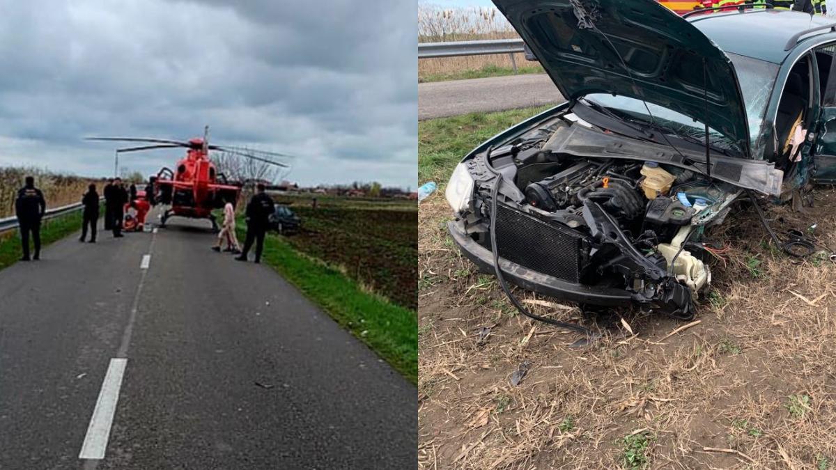 accident grav 6 victime sosea arad iratosu variasu mic elicopter smurd