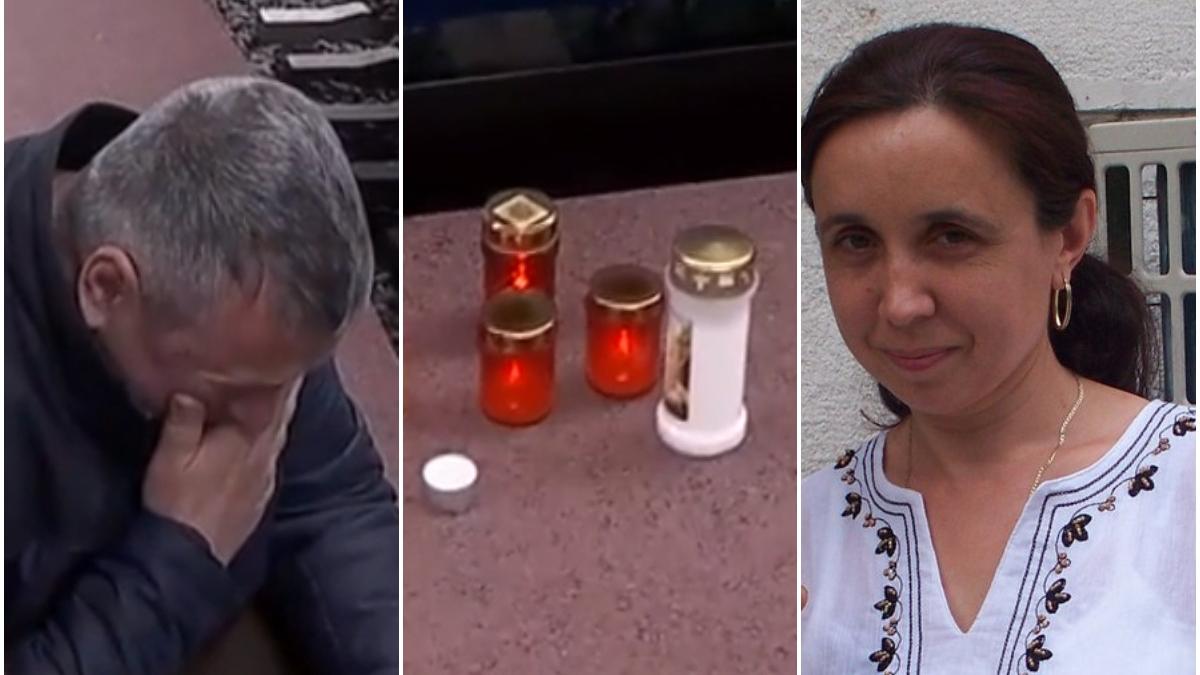 lacrimi si lumanari pentru gina conductorul care a murit in accidentul feroviar gara galati