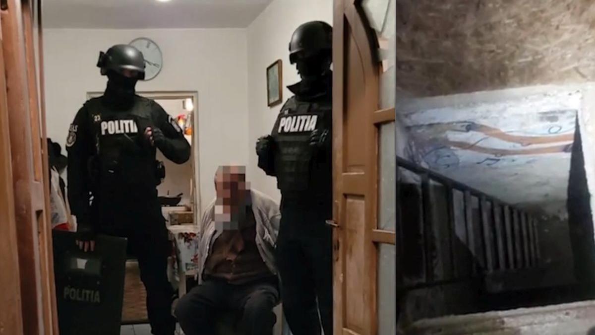 barbat sechestrat fiica beci amenintat topor politisti