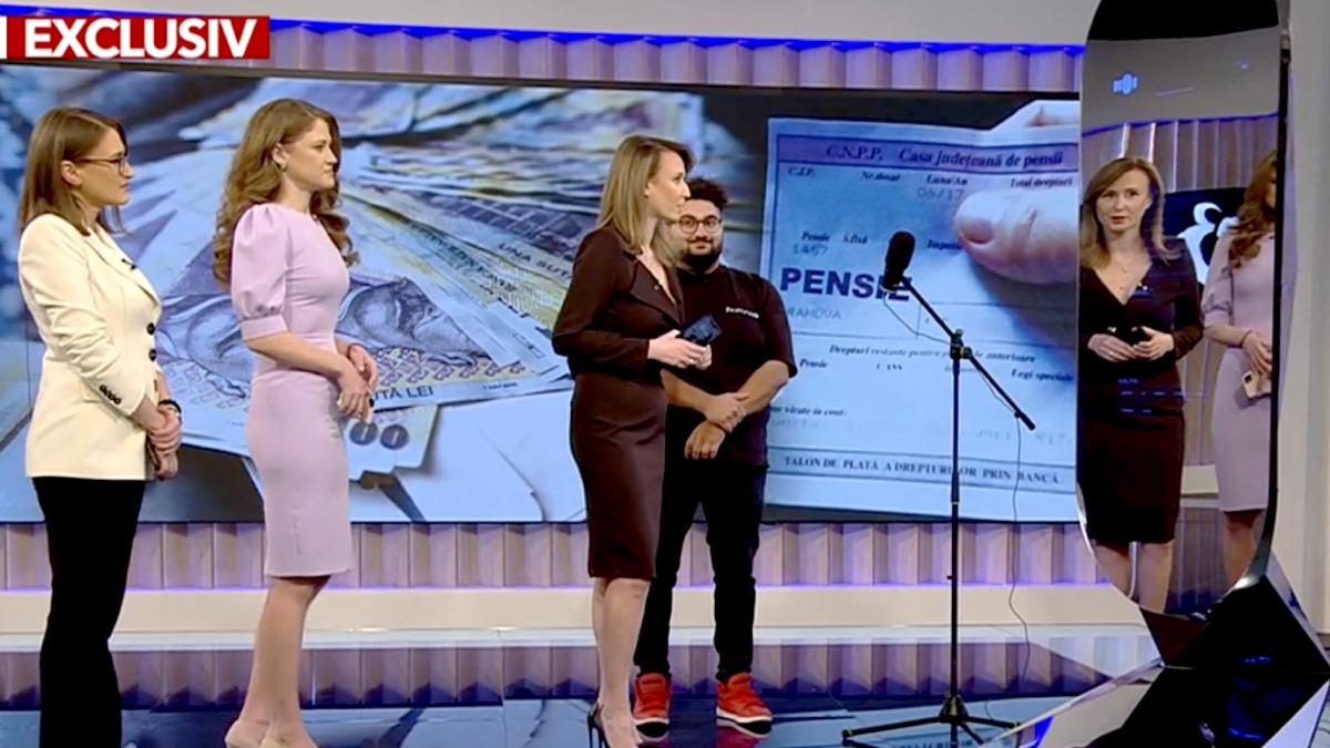Robotul ION, consilierul premierului Nicolae Ciucă, pentru prima dată în platoul unei televiziuni: "Nu mă pot angrena în discuţii ofensatoare"