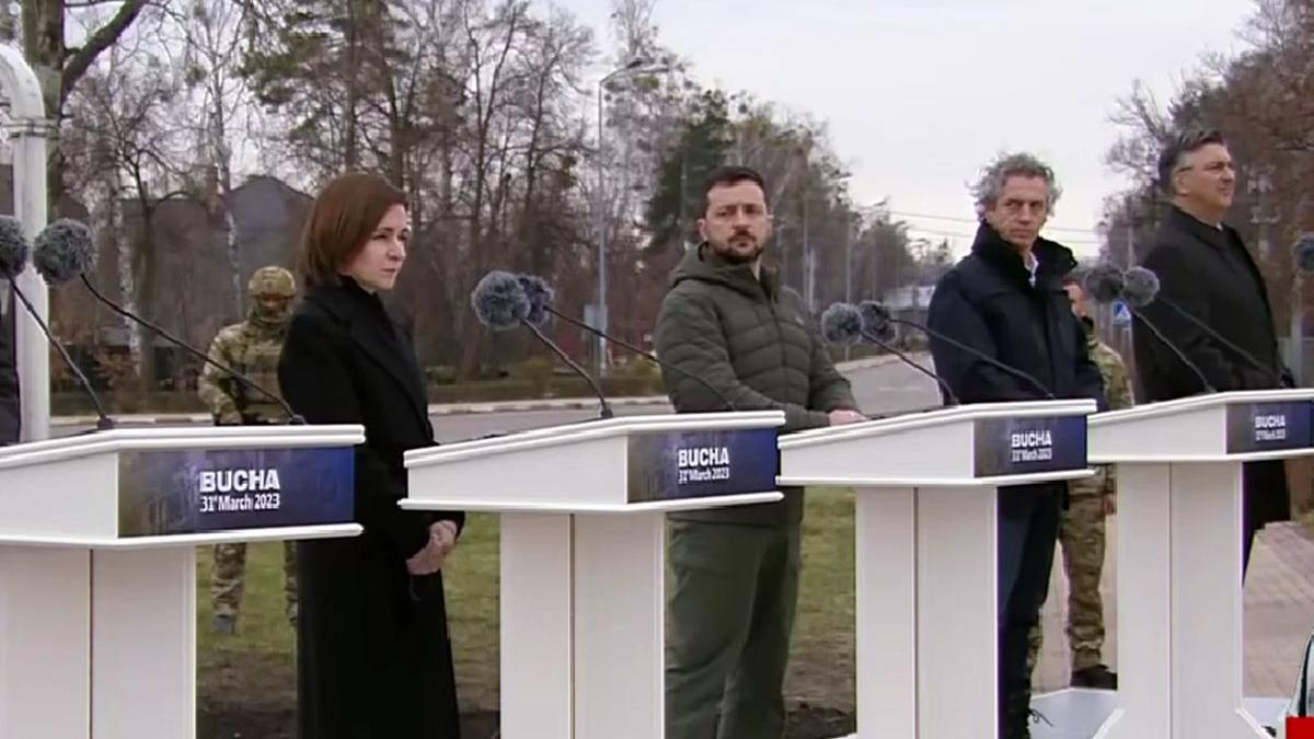 maia sandu bucea volodimir zelenski eliberare rusi masacrat populatia civili