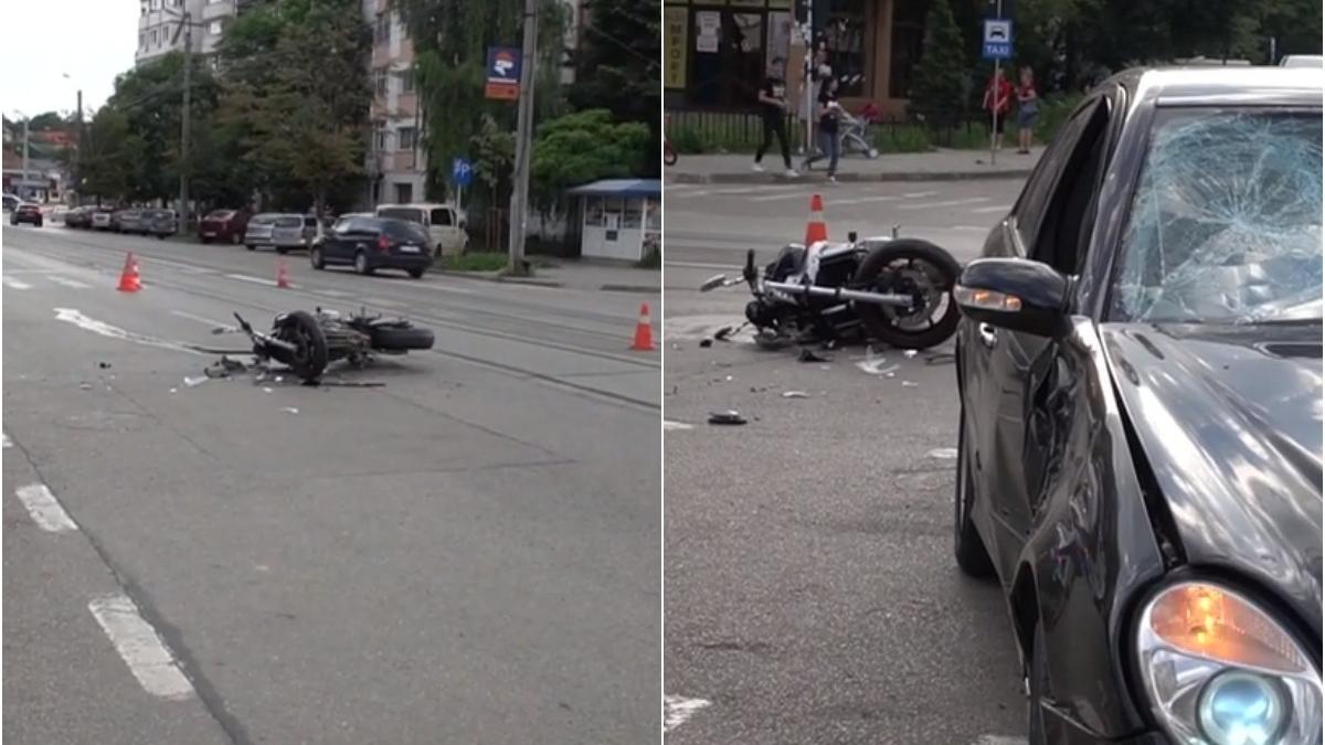 tanar 18 ani batut crunt cercetat trei infractiuni zgariat scuter masina