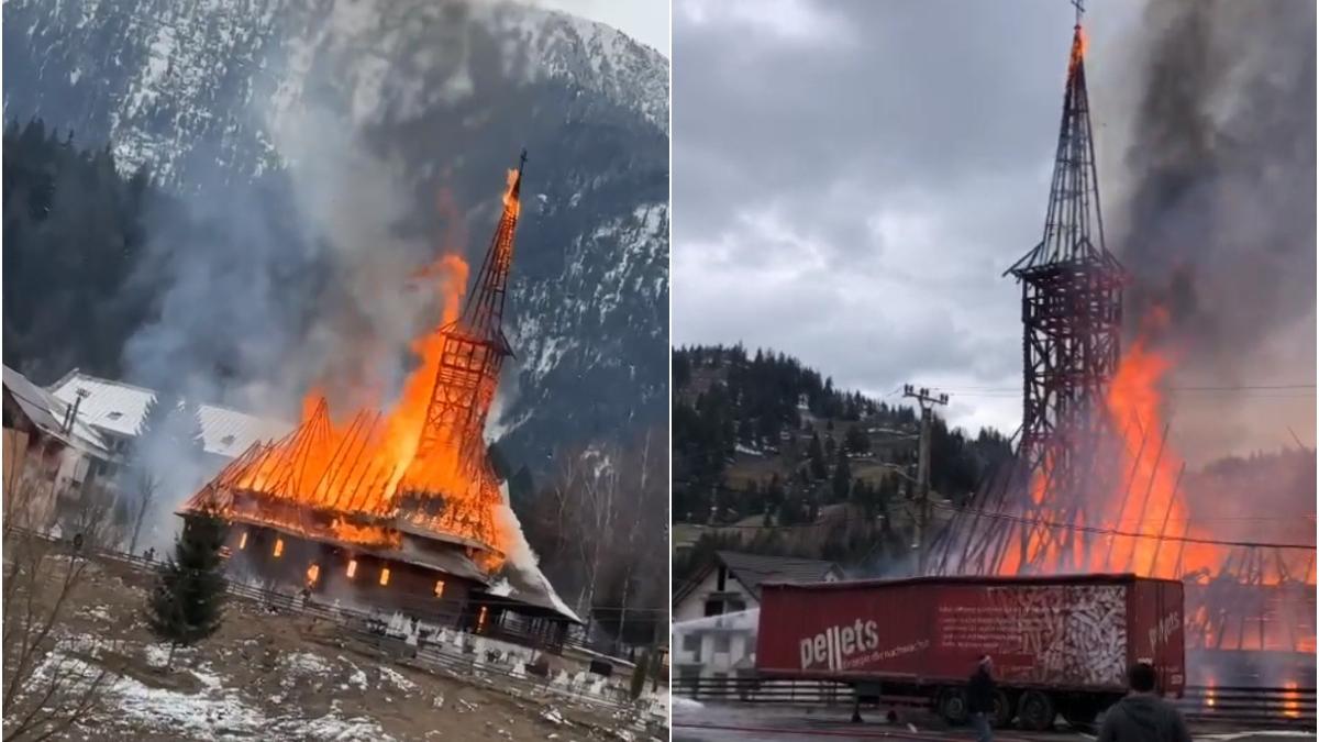incendiu biserica borsa maramures florii