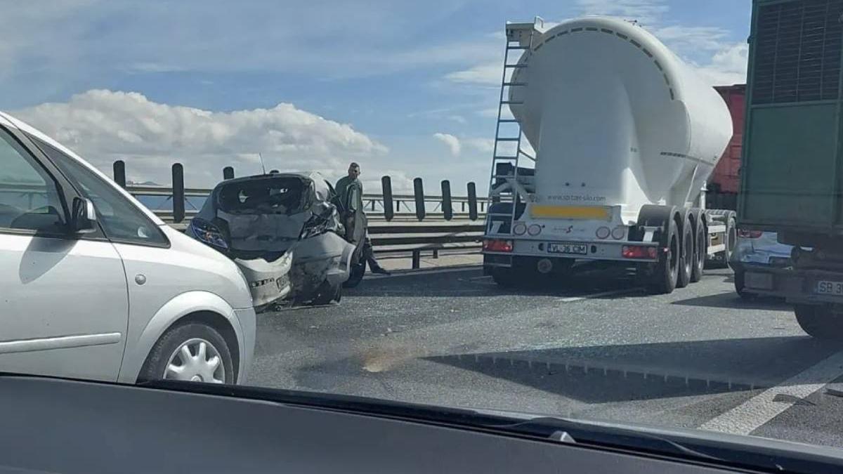 carambol autostrada a1 sibiu persoana ranita