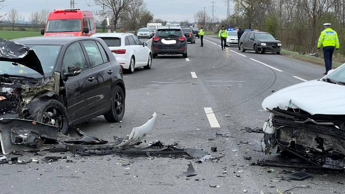 accident trei masini buzau posta calnau potarnichesti