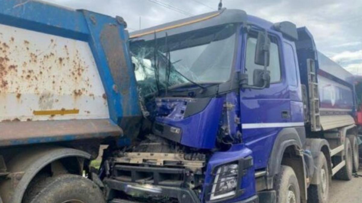 carambol in mures patru tir uri s au ciocnit o victima incarcerata