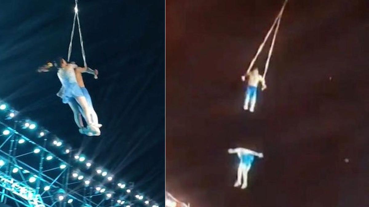 artista circ zdrobit ochii sotului spectacol neautorizat china