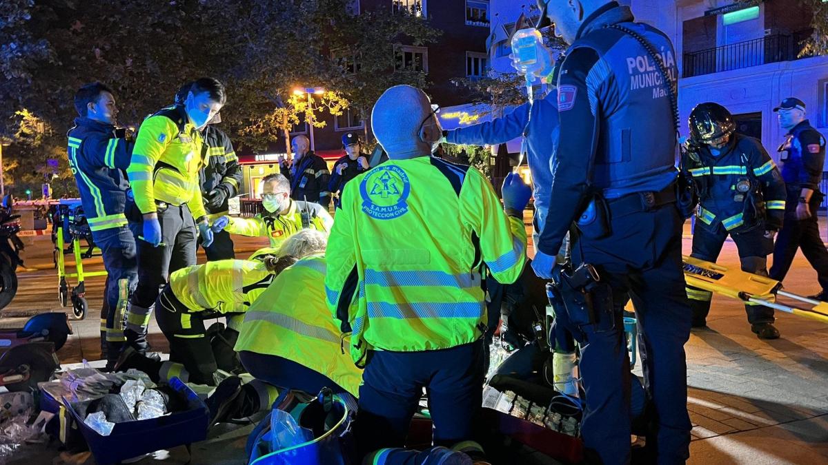 doi oameni murit 10 raniti incendiu mancare flambata restaurant madrid