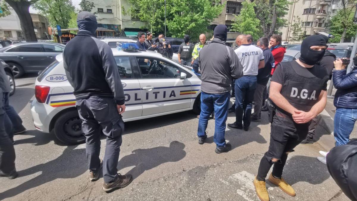 politisti saltati dna dorobanti bucuresti