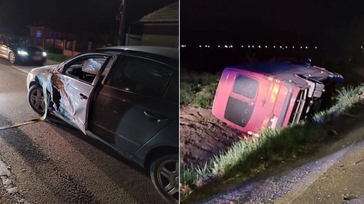 microbuz rasturnat accident jucu de sus cluj