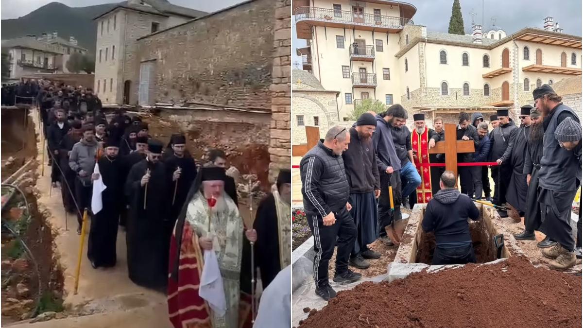 gigi becali martor eveniment unic muntele athos dezgropare parinte petroniu tanase