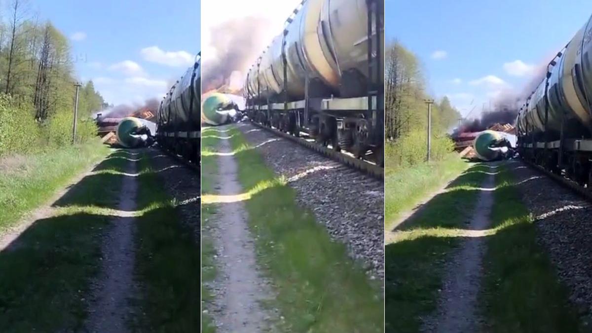 tren titei cherestea aruncat aer rusia bombardamente briansk crimeea