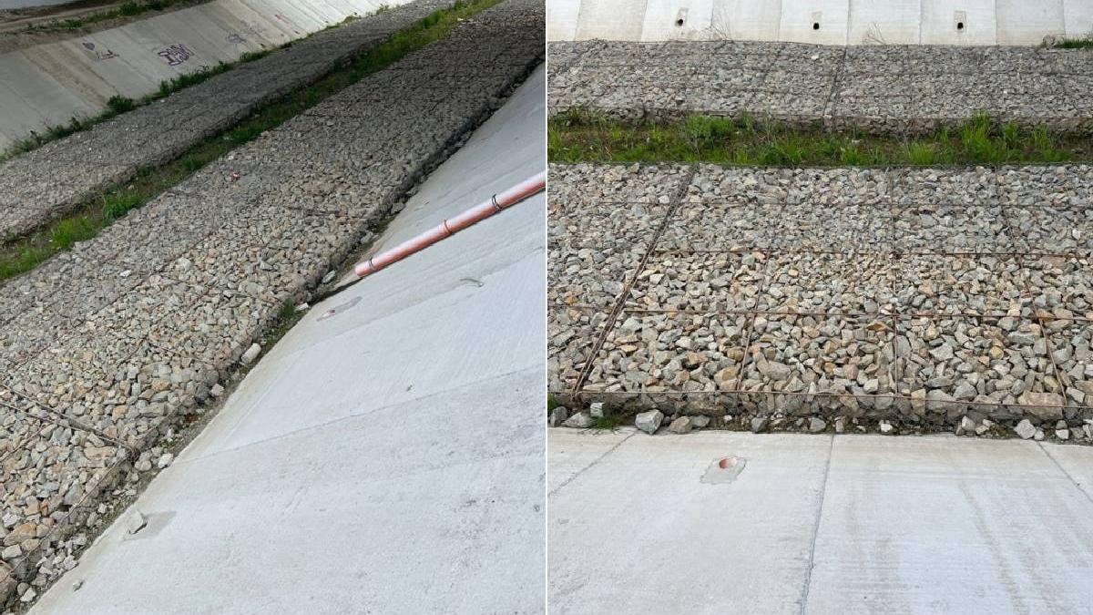 pericol drum expres craiova pitesti hoti furat plase pietre