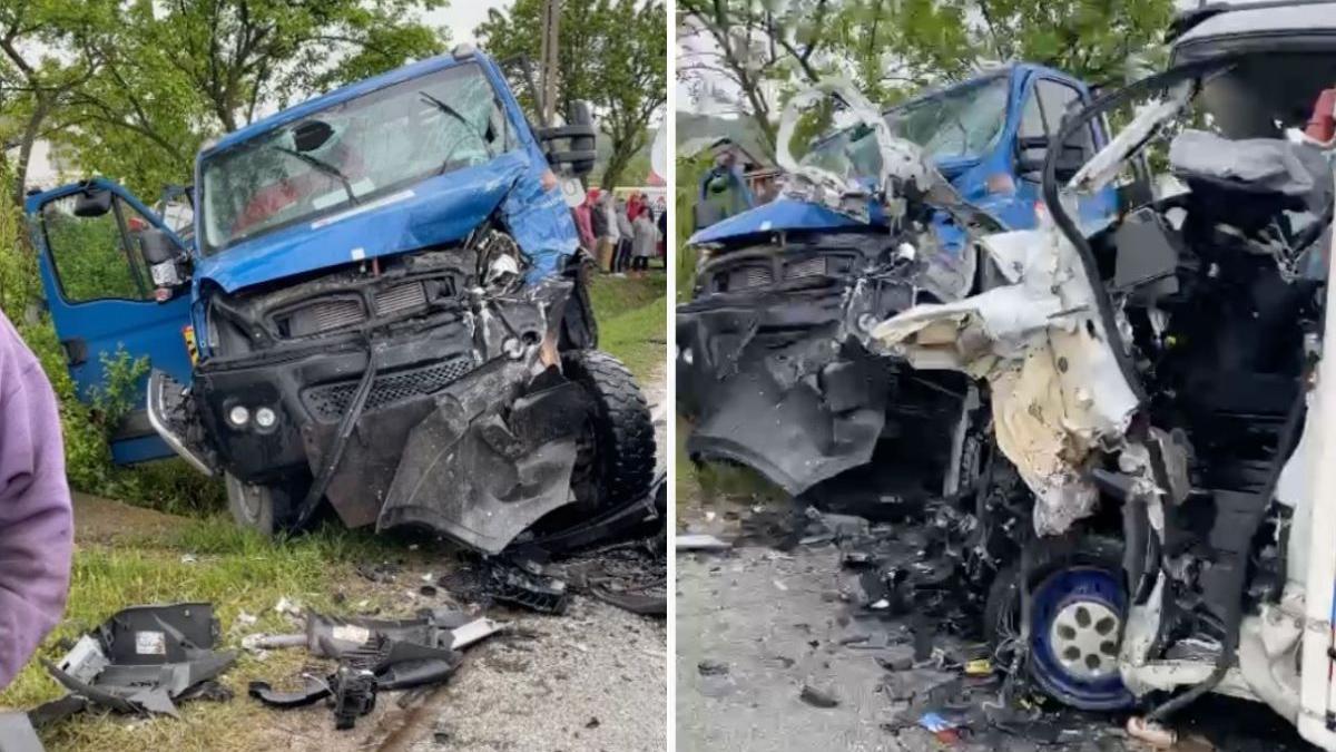 accident violent gorj trei persoane spital trafic blocat