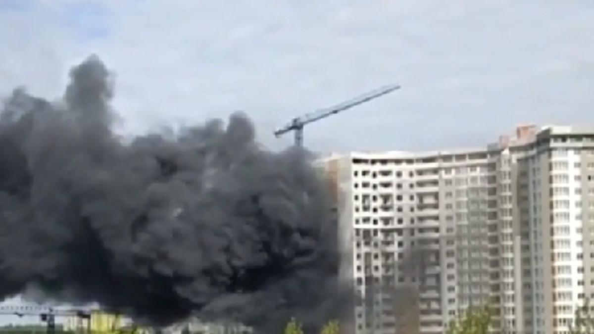 incendiu kiev bombardamente rusesti ucraina