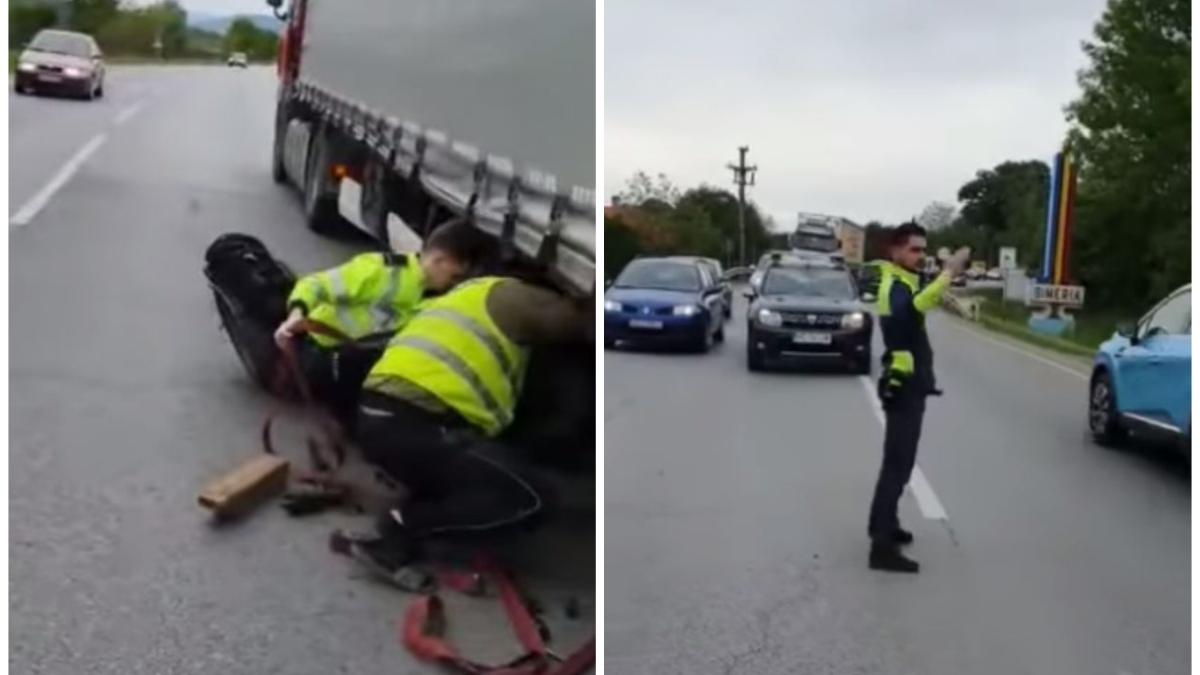 agenti politie simeria hunedoara tir pana