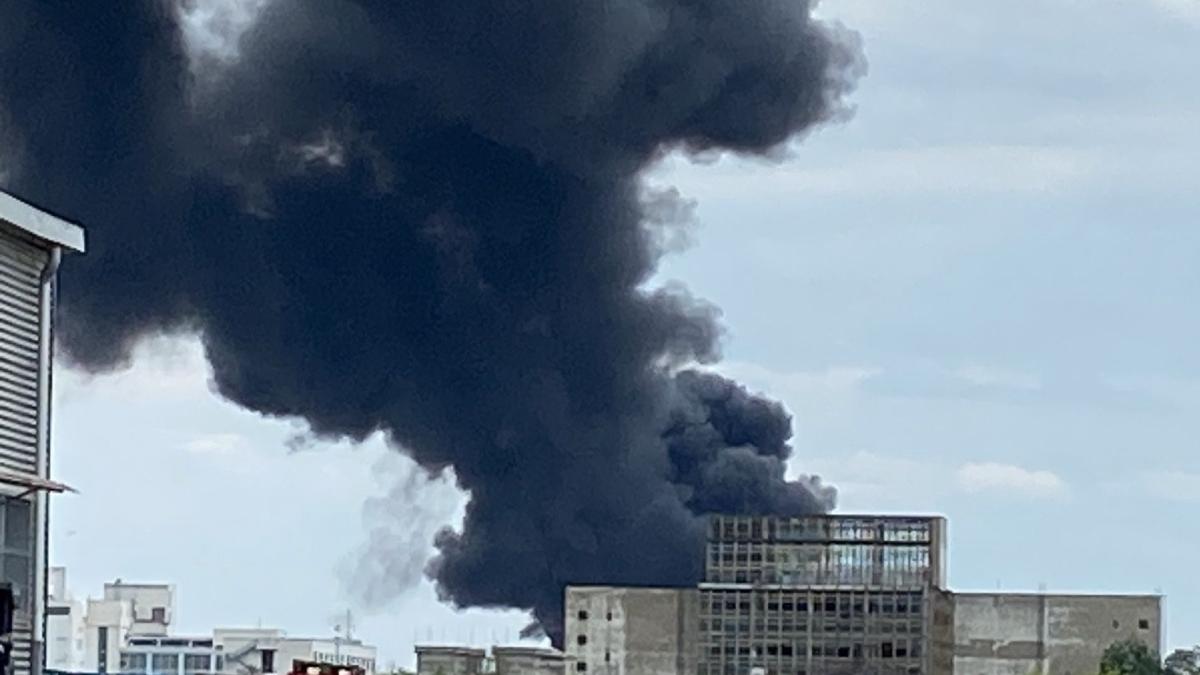 incendiu violent mari degajari fum platforma savinesti neamt