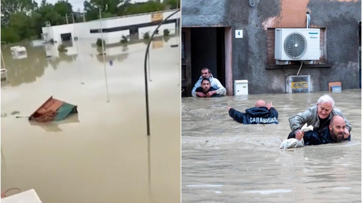 catastrofa italia filmare romani oameni afectati inundatii
