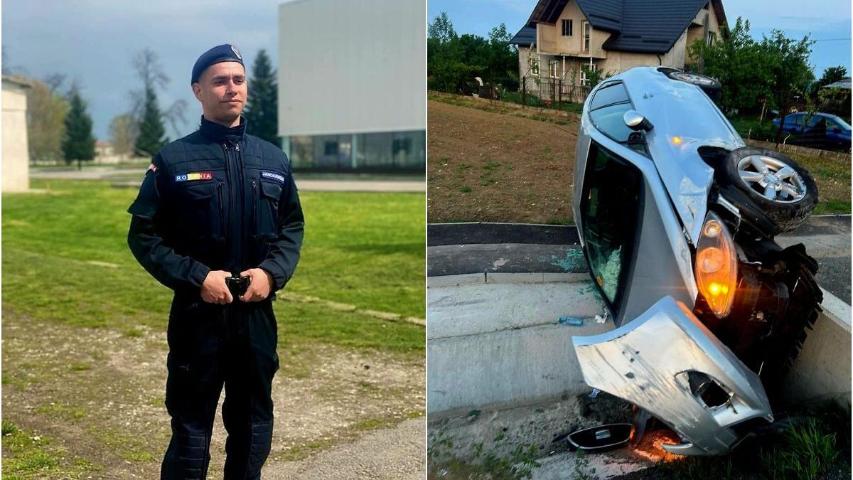 jandarm inger pazitor victime accident dambovita