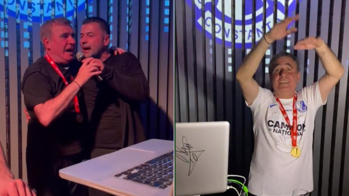 hagi dans petrecere castigat campionat imagini regele victoria farul constanta