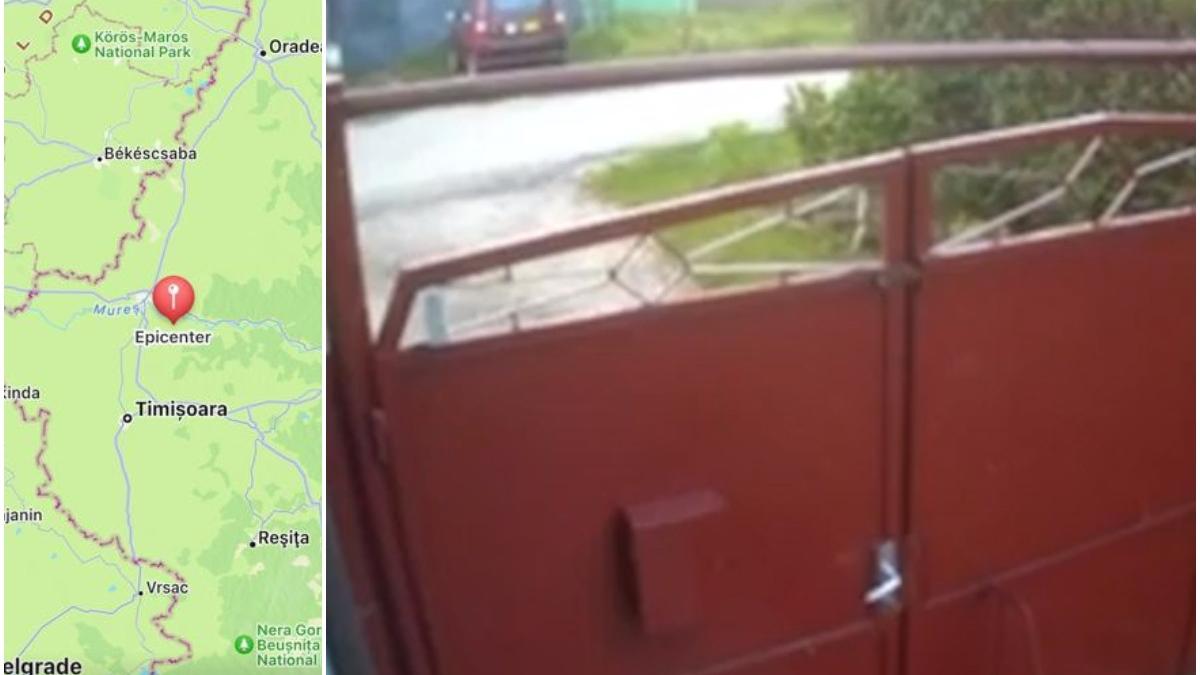 primele imagini de la cutremurele din crisana arad