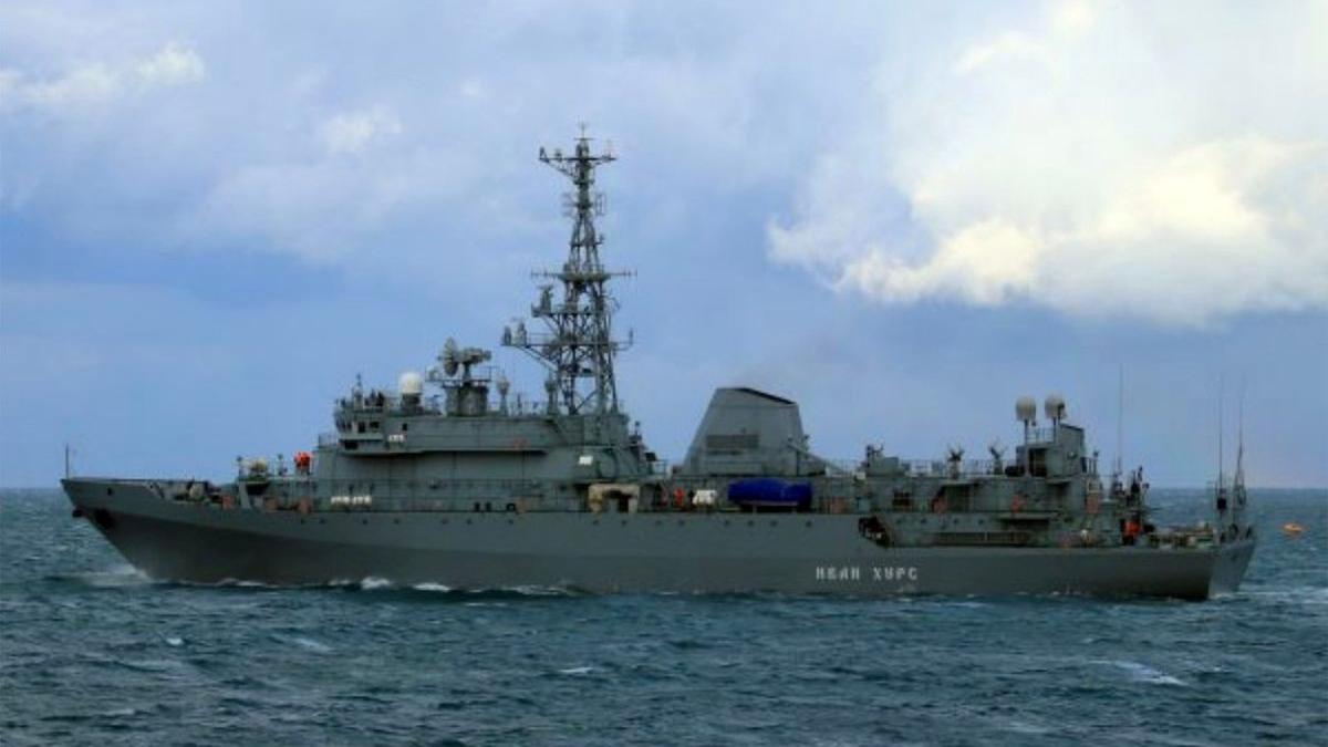 nava militara rusa ivan hurs atacata marea neagra moscova