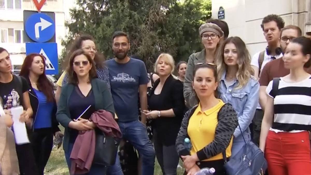 medici rezidenti protest minister fara loc munca