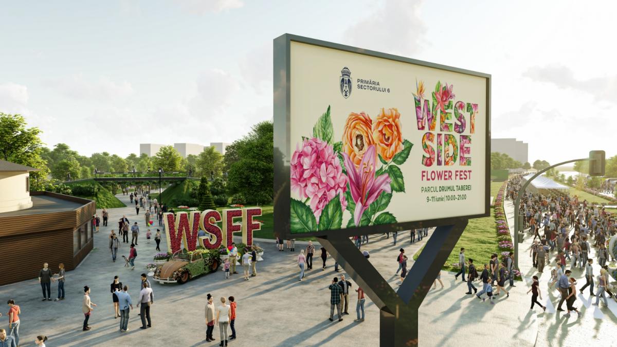 west side flower fest bucuresti sector sase 2023