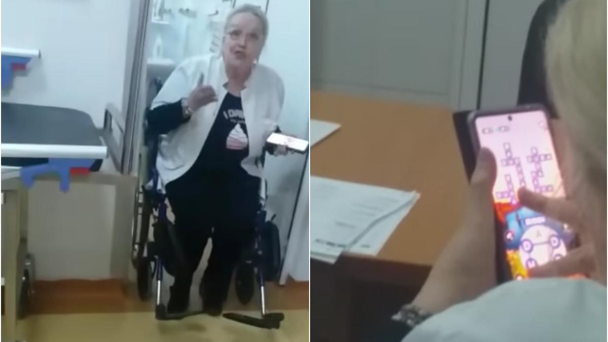 doctorita spital husi vaslui se joaca pe telefon rastit pacienti