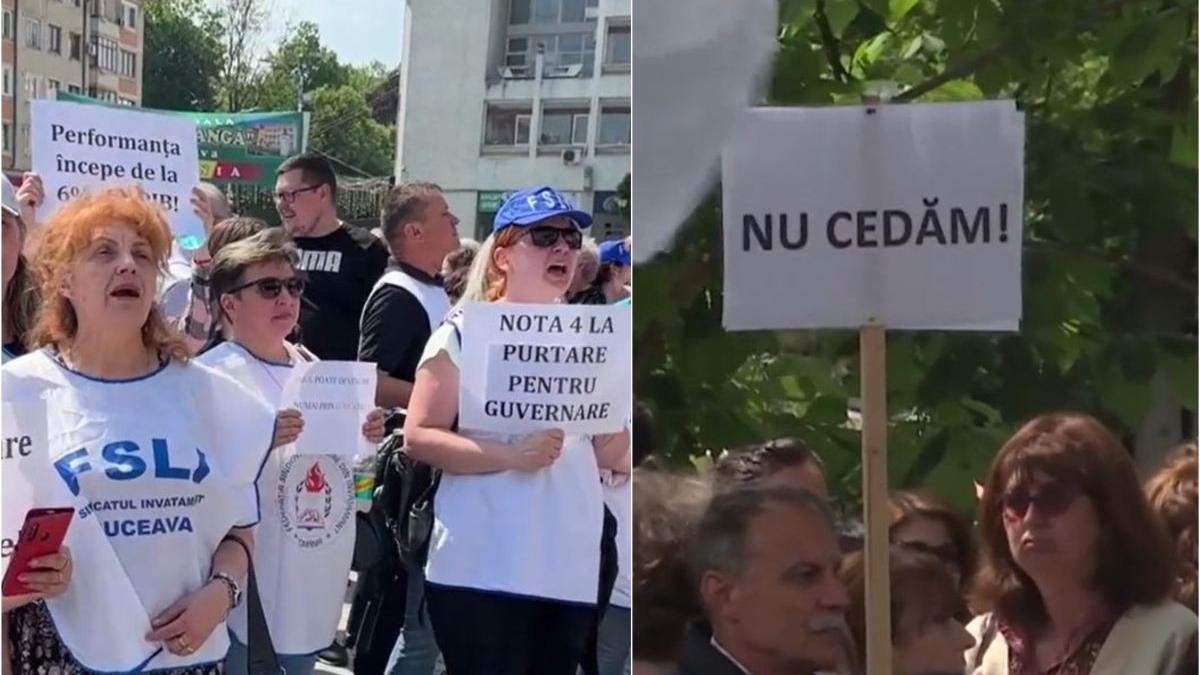 profesori noi proteste tara oferta guvern sindicalisti