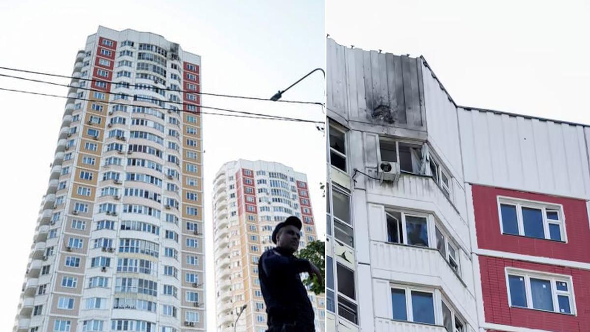 primele imagini atac drone moscova cladiri avariate actiune terorista