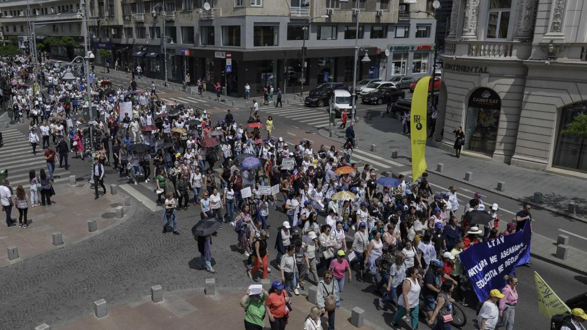 protest profesori bucuresi harta restrictii trafic strazi blocate