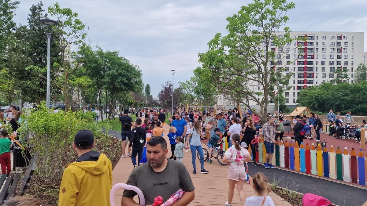 cel mai mare parc liniar europa inaugurat cartierul militari bucuresti